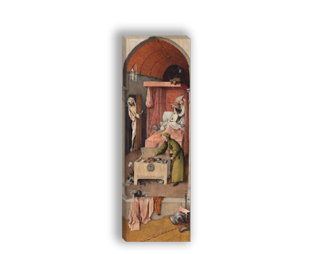 "Смерть и ростовщик", Босх, И., картина для интерьера (репродукция)