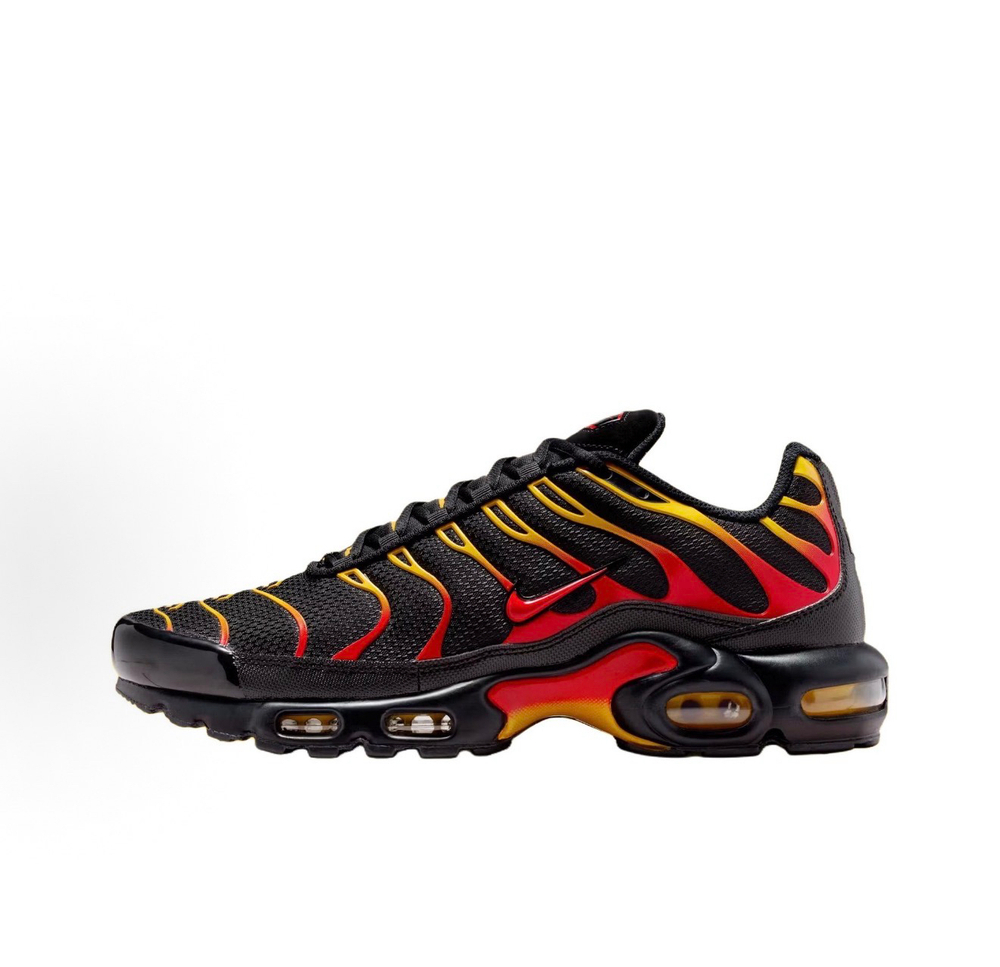 Nike Air Max Plus Black University Red Gold