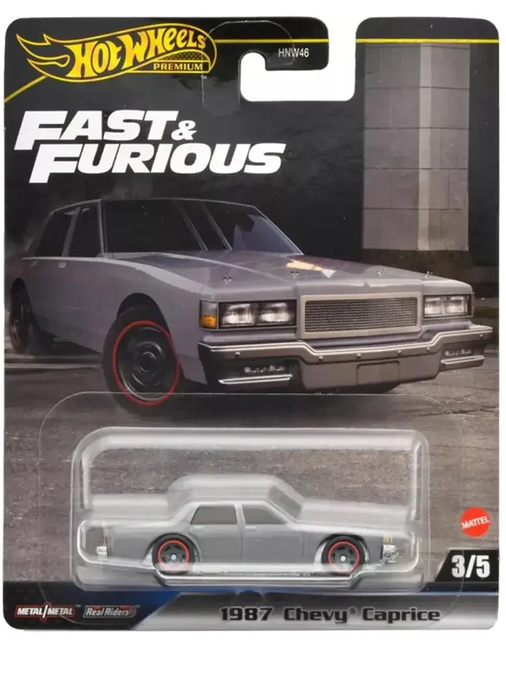 Машинка Хот Вилс Премиум 1987 Chevy Caprice HNW46 HRT98