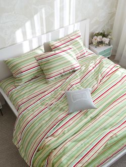 Простынь на резинке Сказка "Восточная полоска" 140х200 см, перкаль