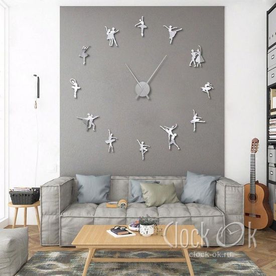 Настенные 3D часы Dance