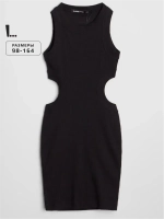 Платье для девочки летнее с вырезом