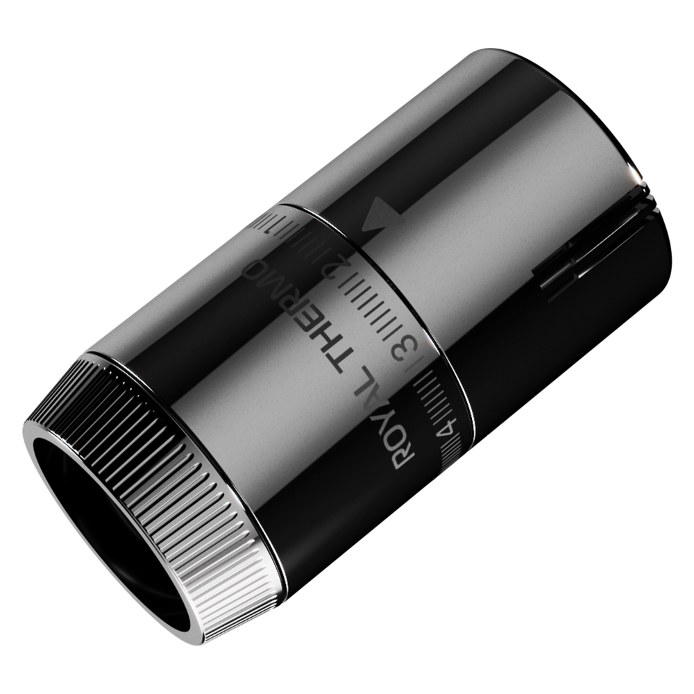 Термоголовка жидкостная Royal Thermo Design М30х1,5 (хром)