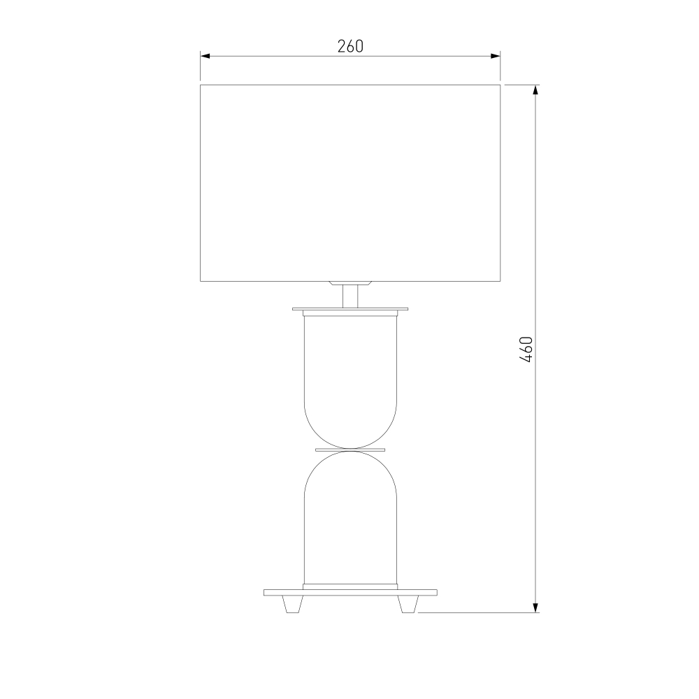 Настольная лампа 01153/1 латунь