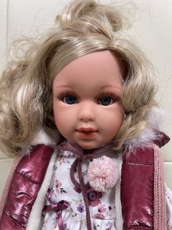 Уценка. Кукла для девочки мягконабивная 35см Люсия (54037)