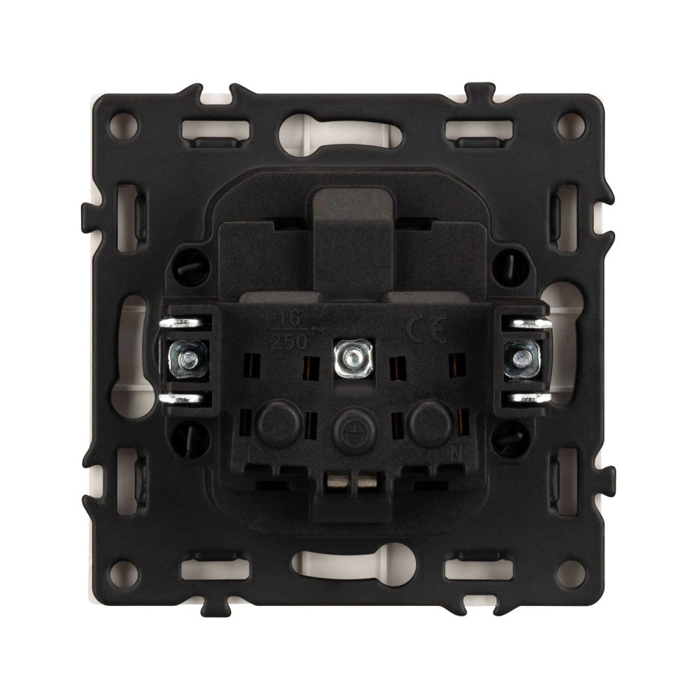 Механизм розетки влагозащищённый SCT-NOBE-MCP-SFPL-CA (230V, 16A) (Arlight, Кашемир) 059440