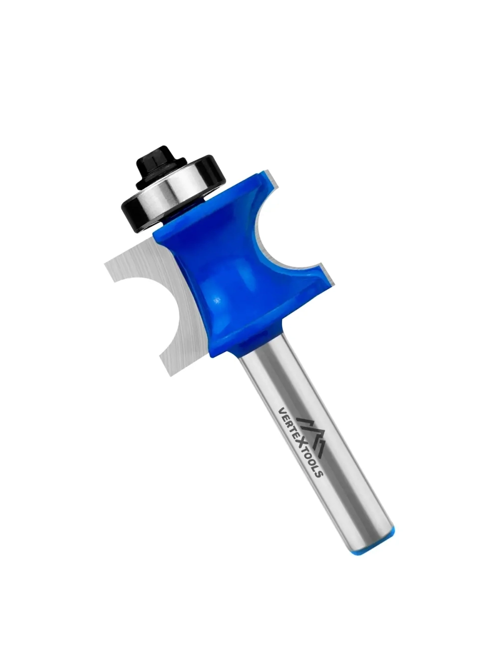 ФРЕЗА КРОМОЧНАЯ ПОЛУКРУГЛАЯ ХВОСТОВИК - 8мм, D-28,6мм, H-19мм, В-6,3мм, R-6,35мм, L-65,3мм