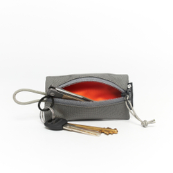 Fabric Key Wallet серый