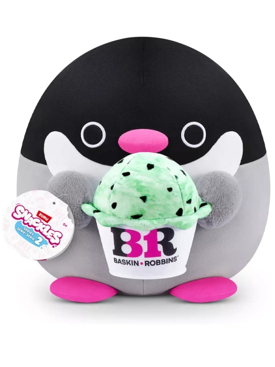 Мягкая игрушка Зуру Snackles Пингвин серия 2 большой