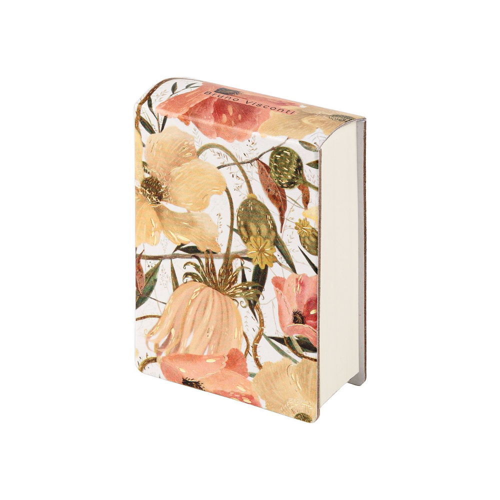 Блокнот 63*83мм 7БЦ клеевой кор. 250л "Smart journal. Flora" без лин.**