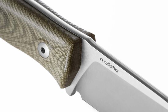 Нож Lion Steel M4 CVG R - сталь M390, рукоять зеленая канвас микарта