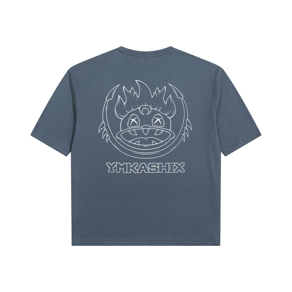 Футболка Ymkashix 8-bit outline темно-серая
