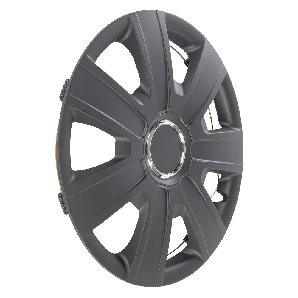 Колпаки R14 Gamma 4шт (черно-матовые) ABS-пластик ARNEZI A0702049
