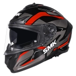 Шлем SMK TYPHOON AZONIX, цвет черный/серый/красный (L)