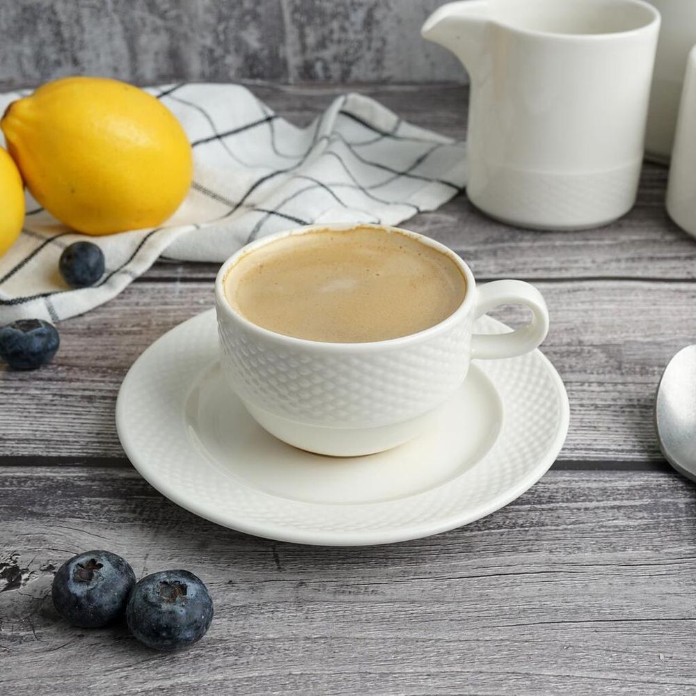 Блюдце d 13 см h1,7 см кофейное для чашки арт. 81221510   Noble [6]