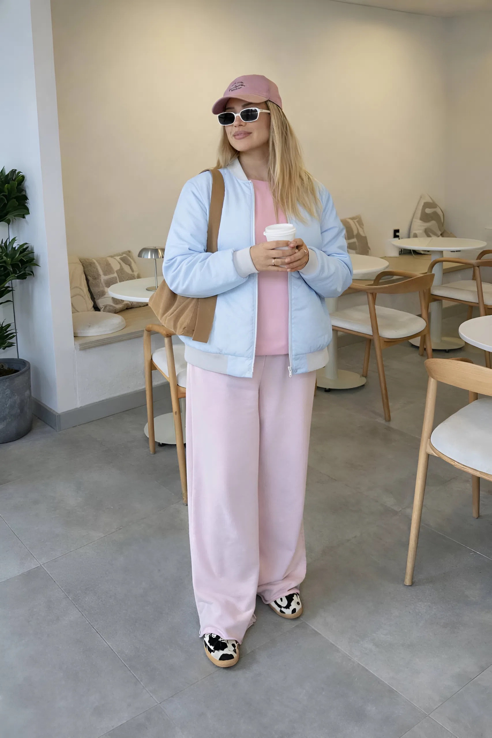 Бомбер женский демисезонный "HN-4" голубой