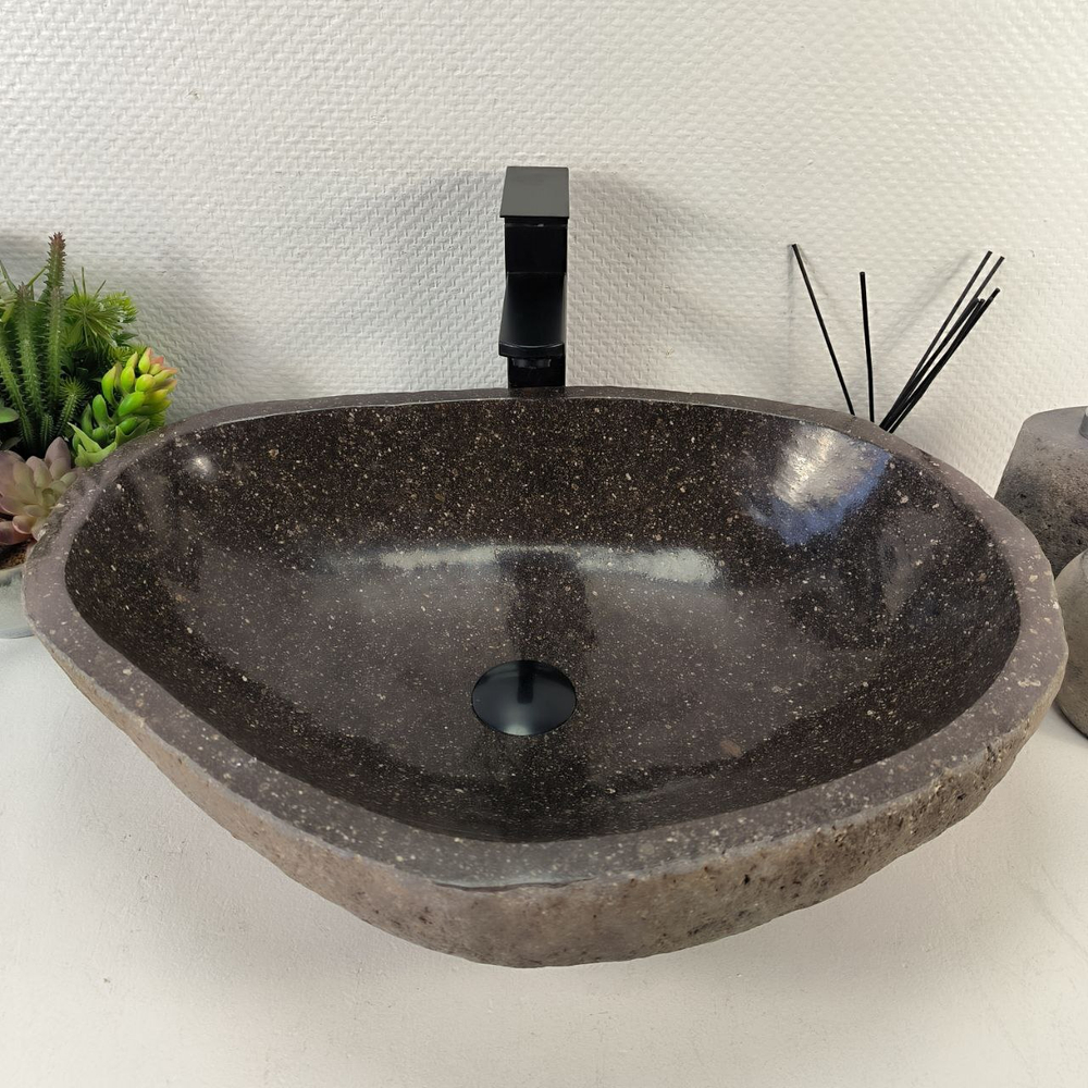 Раковина из речного камня RS-65424 60*44*15 0856