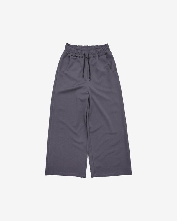 Брюки широкие серые - фото 1