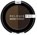 Тени для бровей RELOUIS PRO Brow Powder - 03 Dark Brown