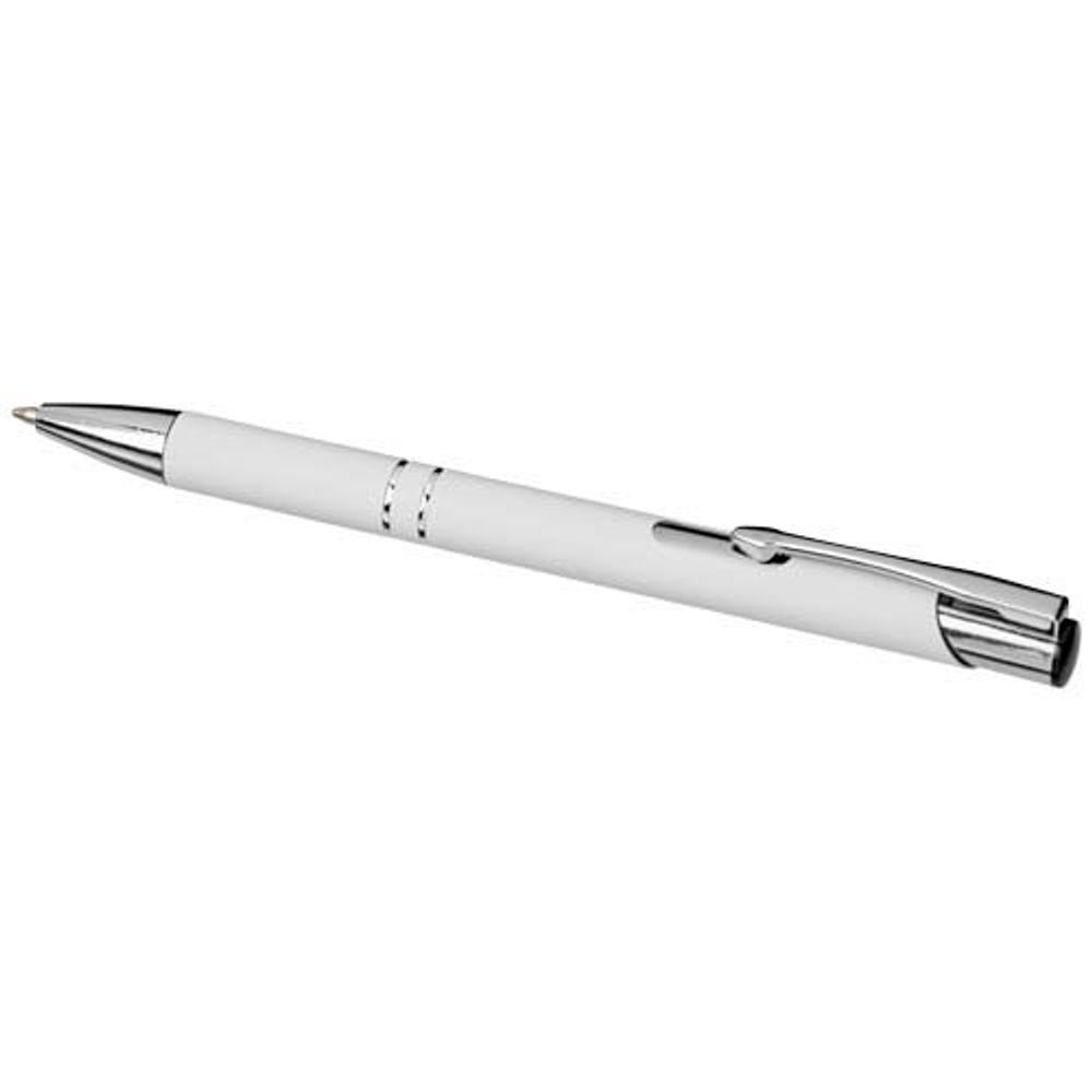 Шариковая кнопочная ручка Moneta с матовым антискользящим покрытием