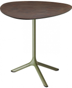 Стол ламинированный обеденный Scab Design Tripe, оливковый, кортен