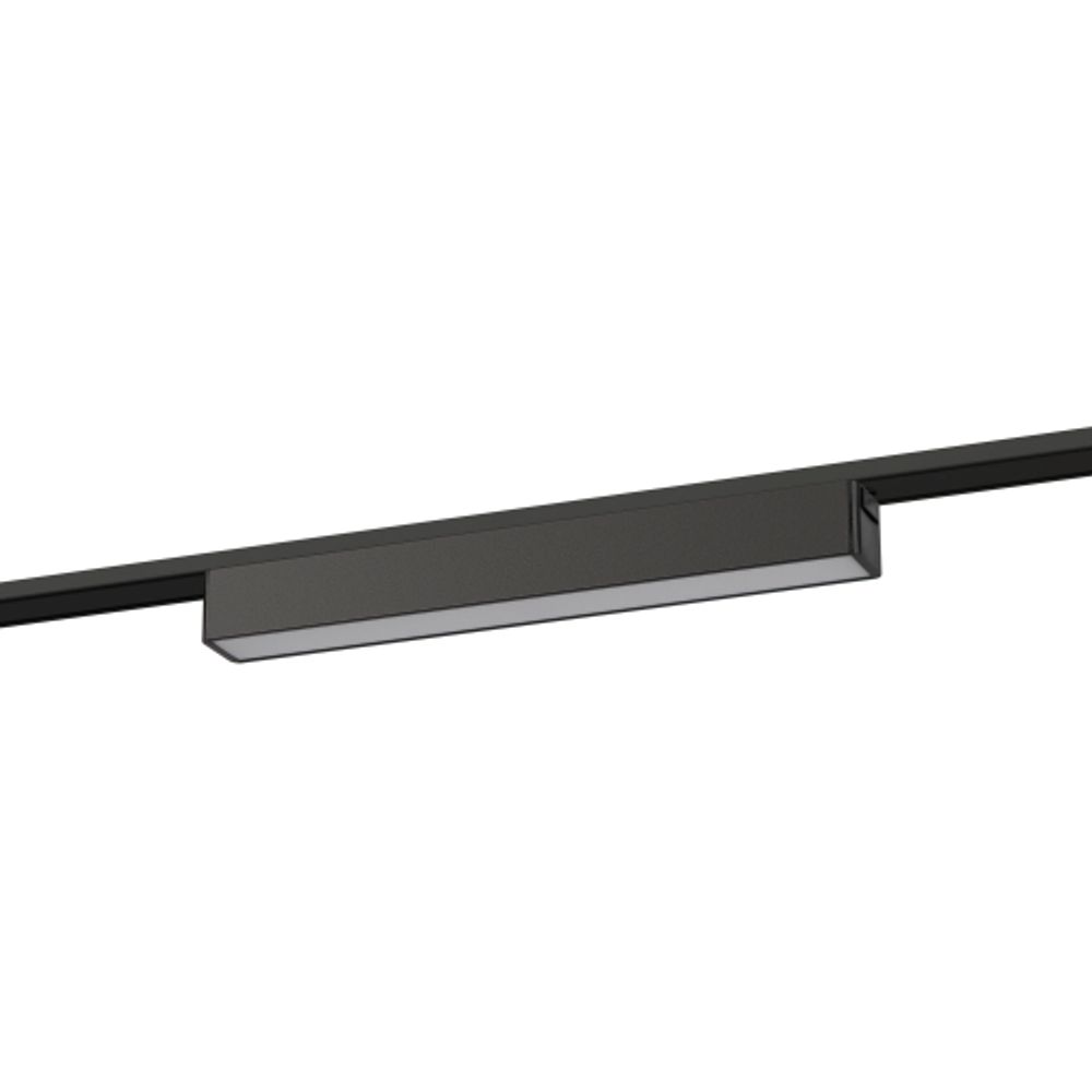 Магнитный трековый светильник ЭРА TRM-S5-1-12W4K BK светодиодный 12Вт 4000К черный | Магнитные трековые светильники