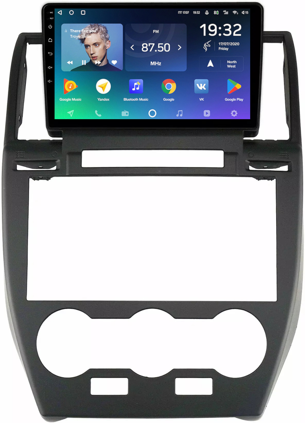 Магнитола для Land Rover Freelander 2 2007-2012 (монохром) - Teyes SPRO+ Android 10, ТОП процессор, 4-32, SIM-слот