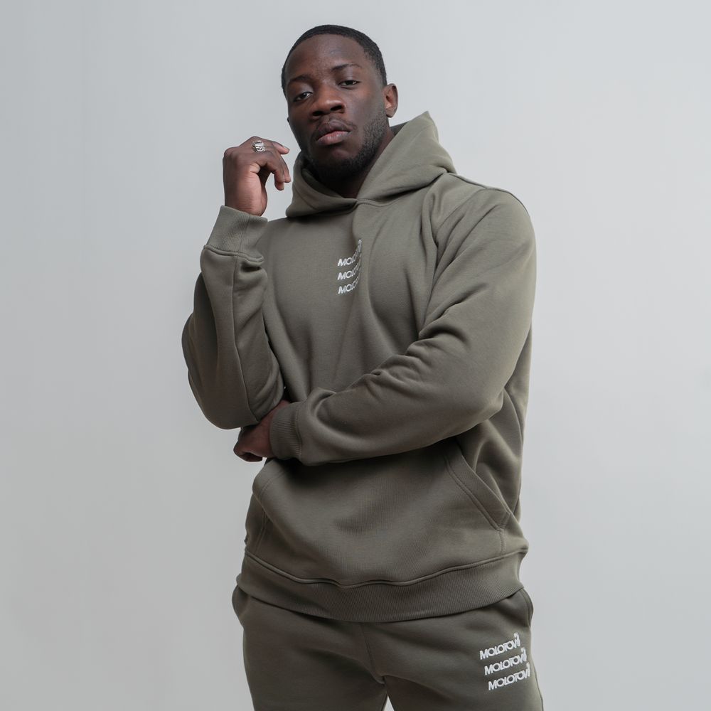 Худи Molotov Mask W21 TRIPLE Logo Хаки