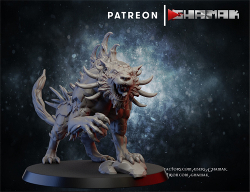 Grand Alliance Chaos Creatures of Chaos Хаоситский кот №2 миниатюра для dnd, днд, pathfinder, фентези, Настольная игра, НРИ, Варгейм, РПГ