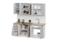 Кухонный гарнитур "Милена" 2,0м (белый/шампань), Интерьер Центр, г.Пенза