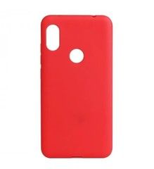 Силиконовый чехол Silicone Cover для Xiaomi Mi Play (Красный)