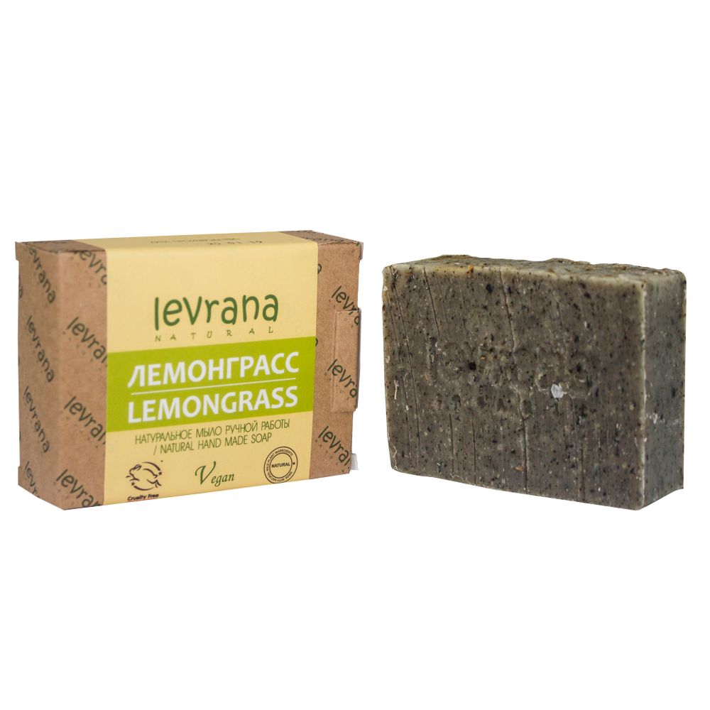 Лемонграсс, натуральное мыло 100гр.(+/-10гр.) (Levrana)