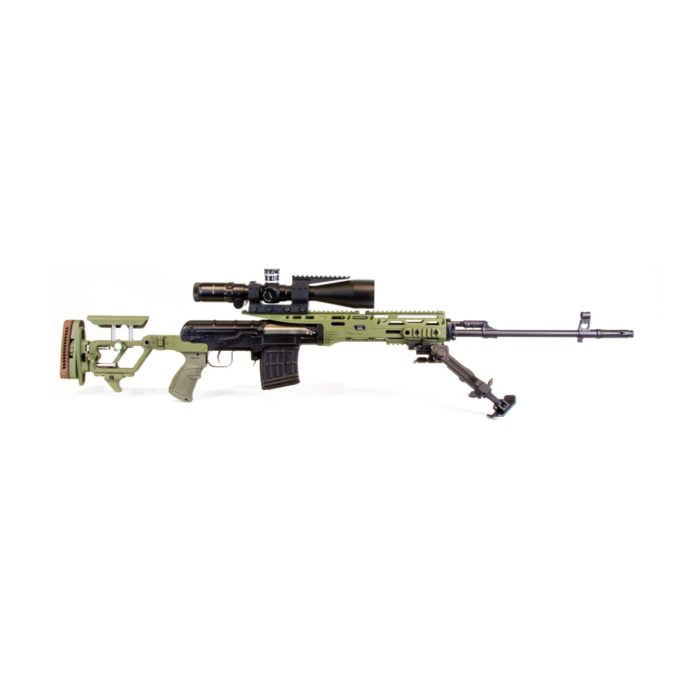 Тактический комплект (приклад, цевье) СВД, Тигр, TG3, алюминий, CNC Guns Custom