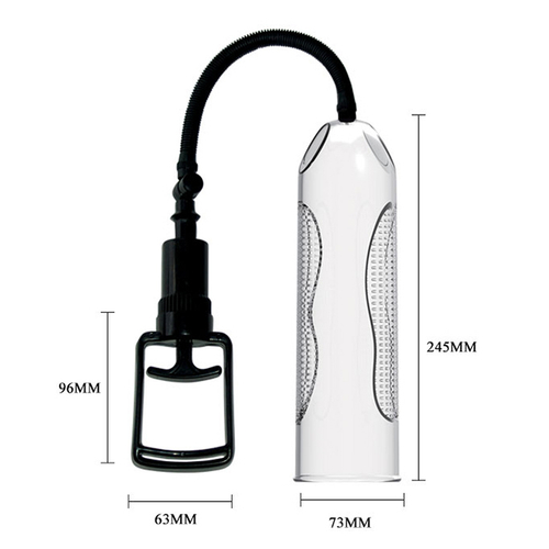 Автоматическая вакуумная помпа 24,5см с виброяйцом Pretty Love Antomatic Penis Pump with Bullet Alexander BM-010066BPL