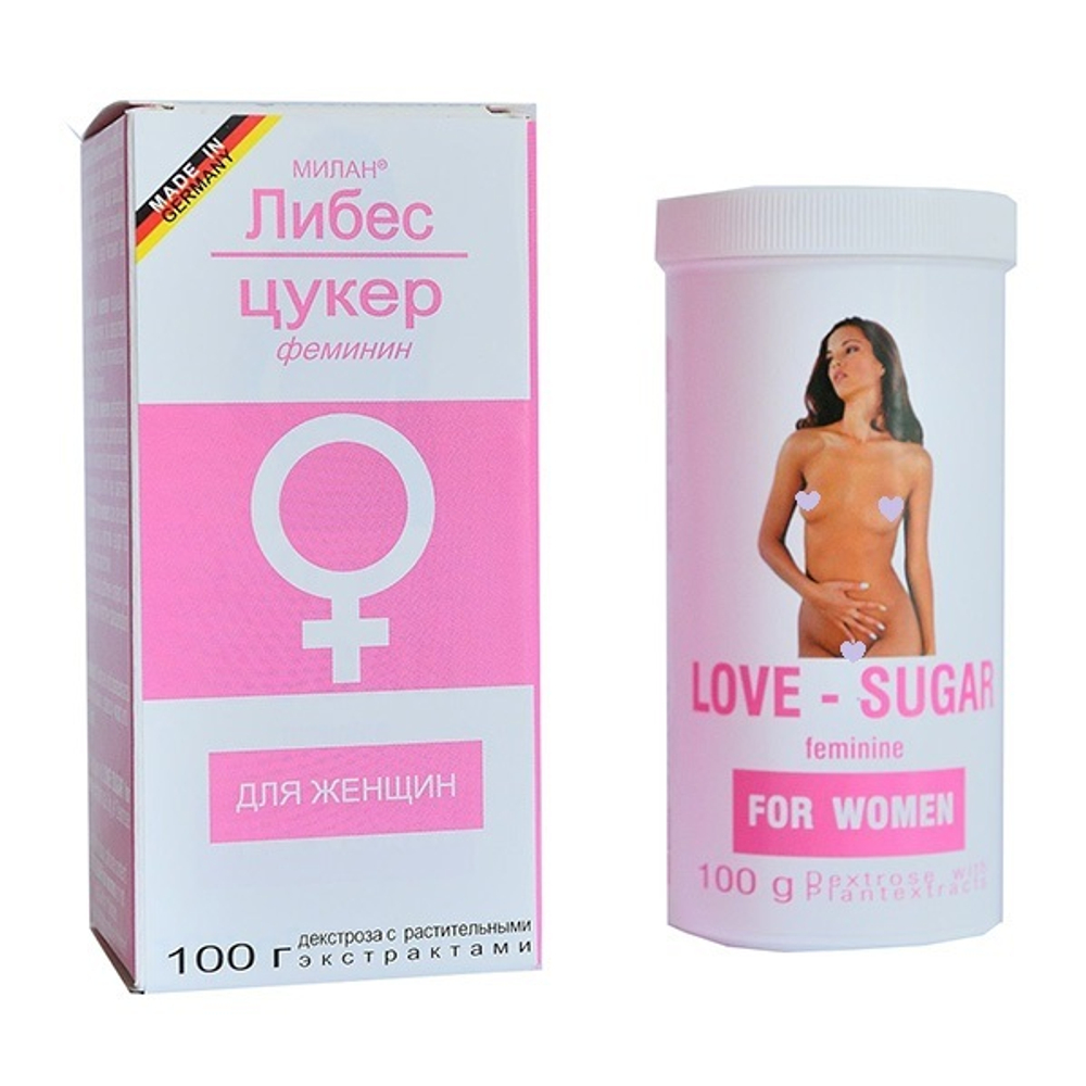 Сахар любви для женщин Milan Arzneimittel Liebes-Zucker-Feminin 100г