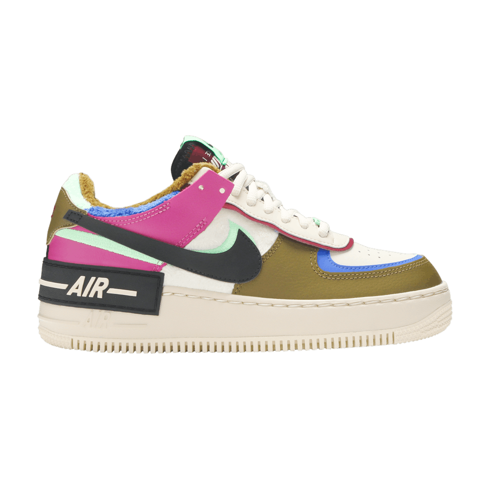 Кроссовки Nike Air Force 1 Shadow Se "Fossil" (Женская размерная сетка)