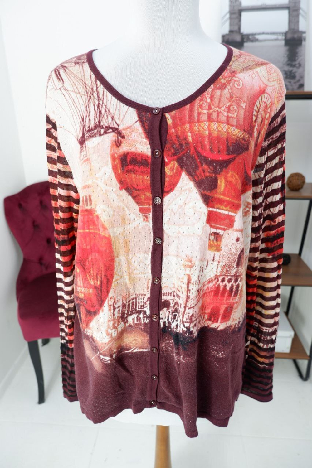 Кардиган Taifun из вискозы на пуговицах 50-52 размер