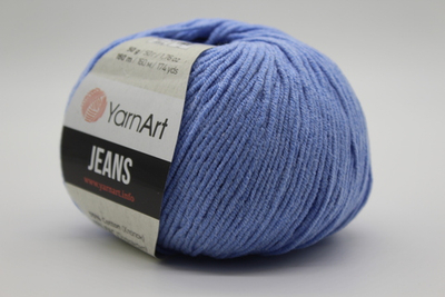 Пряжа "Jeans" 15 Голубой