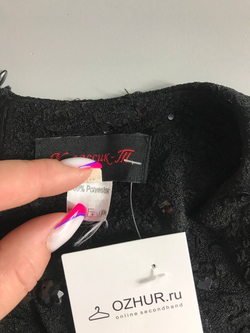 Платье Классик Т с контрастной вставкой, визуально 46 размер