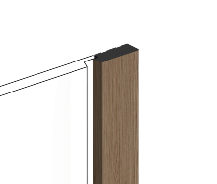 Финишный молдинг декорированный HiWood, 270x3,1 см