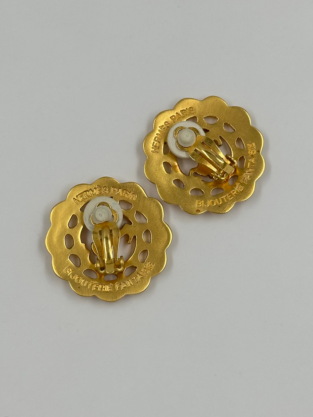 Клипсы с лошадьми Hermes