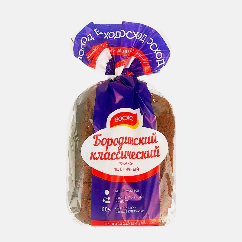Хлеб Бородинский нарезанный Уфимское ХО Восход 400г