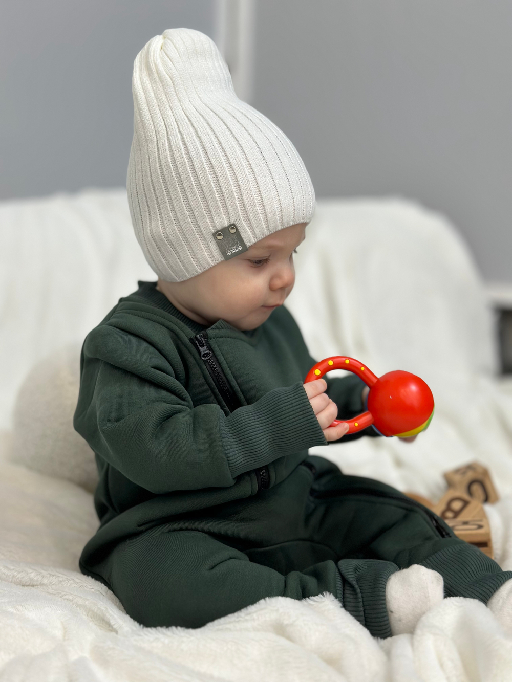 Утеплённый комбинезон-трансформер с начесом Полынь RinaAmari