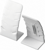 Подставка для 4 пар пусет/боковые прорези/поролон/ф.№6 (2 вертикальные резинки), 45×30×80 мм