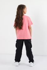 Фуфайка (футболка) для девочки Кэш-1 Виотекс КОРАЛЛОВЫЙ