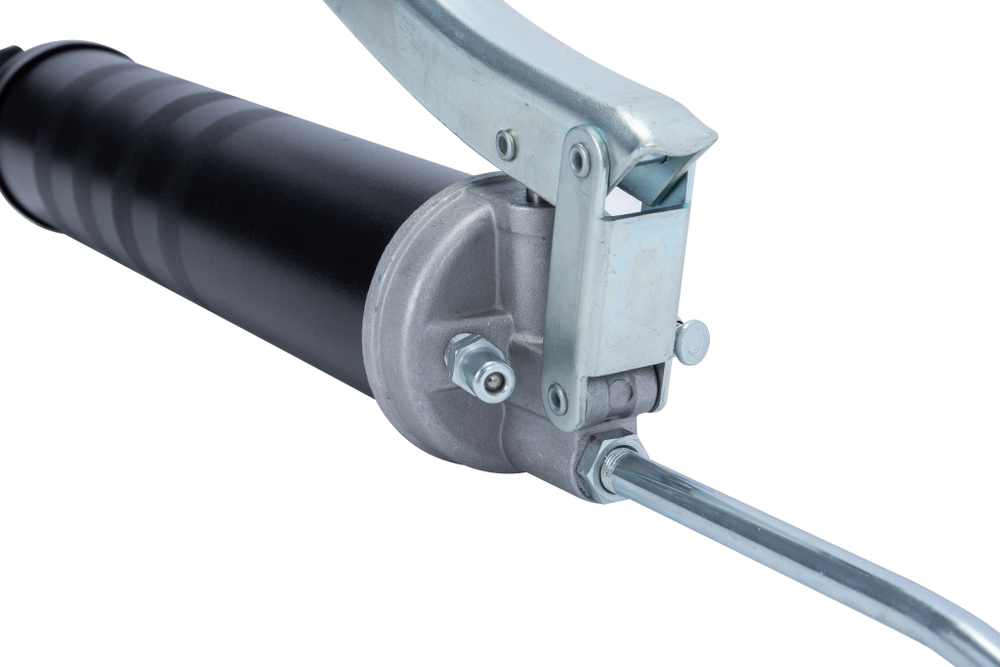 Профессиональный рычажный шприц, 500см3, 690 бар, 1/8" БСПТ, трубка с 4-х лепестковой насадкой