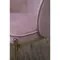 Стул Coral велюр пыльная роза с золотыми ножками