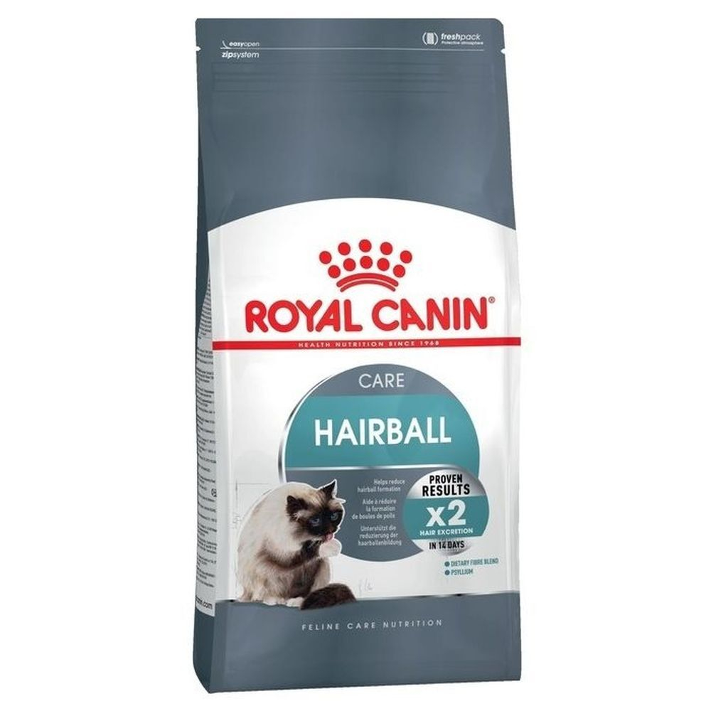 Сухой корм Royal canin Hairball Care для кошек, профилактика образования волосяных комочков в ЖКТ, п