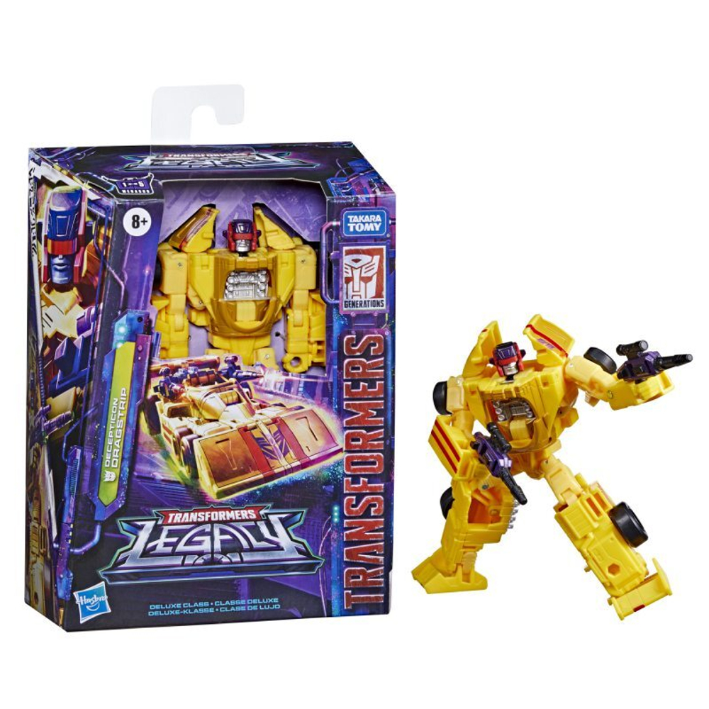 Hasbro Transformers Generations Legacy — фигурка Decepticon Dragstrip F3020