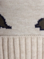 Шапка зимняя для мальчика на завязках и снуд